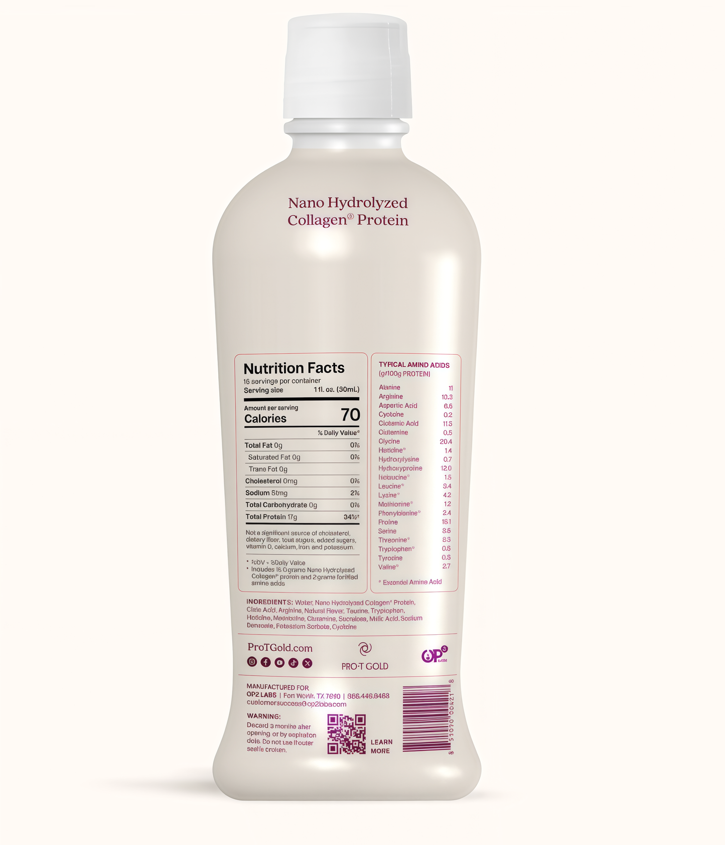 ProT Gold Liquid Collagen Protein