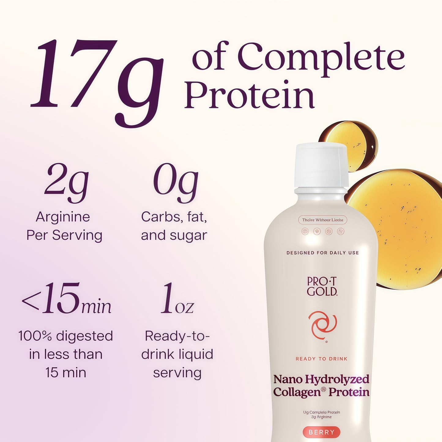 ProT Gold Liquid Collagen Protein